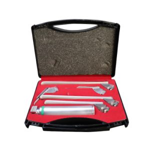 Set de Laringoscopio semi-recto de fibra óptica (140°)